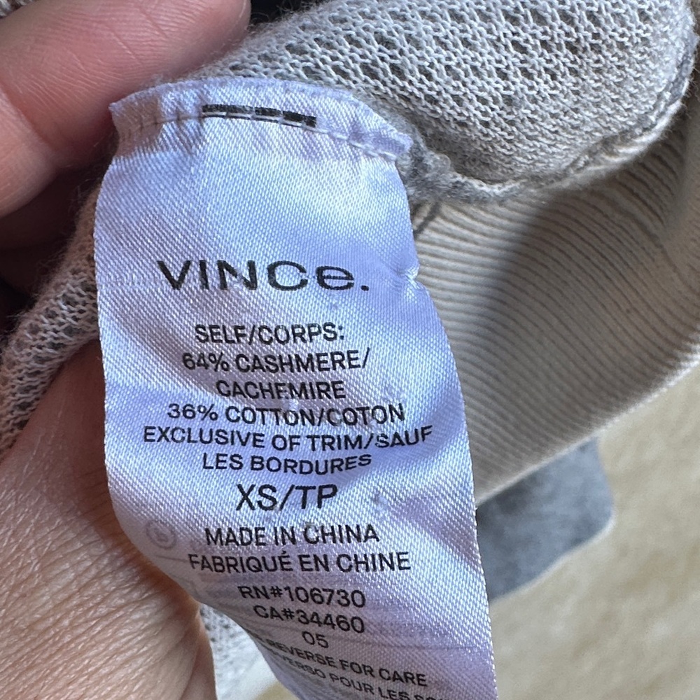 Vince Heather Gray Crew Neck Sweater - Picture 3 of 4
